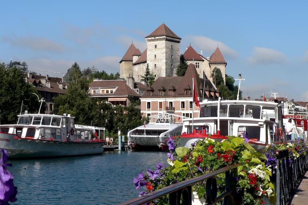 Ferienwohnung Le Pura Vida, Hyper Centre Terrasse + Parking Annecy Exterior foto